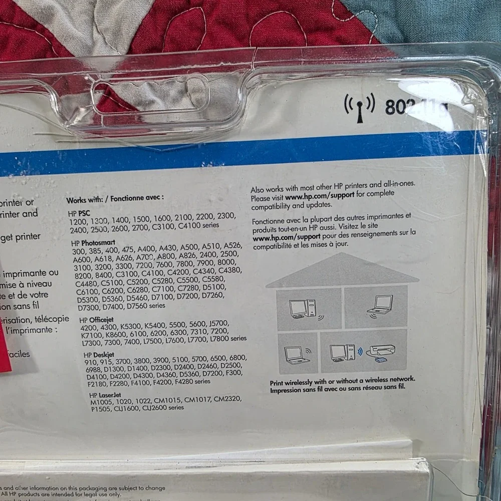 HP Wireless Printing Upgrade Q6236A A2L White 802.11g Networking Kit